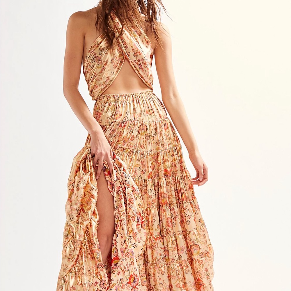 Free People Printed Something Magical Dress